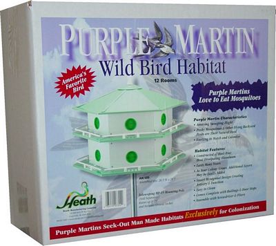Aluminum Purple Martin 12 Room