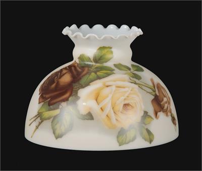  10" English Roses Scene Cream Student Lamp Shade #01010