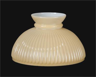 10" Nu Gold Tint Ribbed Glass Lamp Shade #06140