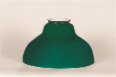 Bell shaped glass lamp shade for antique hanging lamp