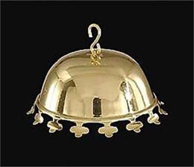 BP Lamp Supply 3 Leaf Clover Brass Smoke Bell for Rayo and Miller #17987 Central Draft Non Electric Lamp