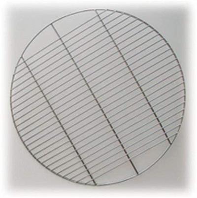 A solid cooking surface designed to fit the 24" diameter truck rims that many campgrounds use for fire rings. Also works with a wide variety of backyard firepits. Made from heavy-duty chrome wire, our camp ring provides a clean, solid surface for grilling