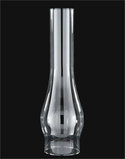 3" x 12" Clear Glass Oil Lamp Chimney #57954