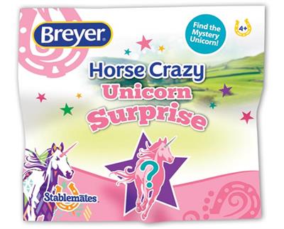 Collect all of the unicorns from the all-new Stablemates Mystery Unicorn Surprise Series! Each of the 8 horses is 1:32 scale and approximately 3" tall, making them wonderful for collecting. Additionally, they are ideal for goodie bags, prizes, or stocking