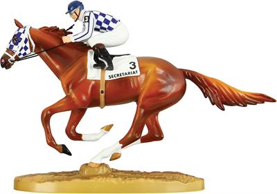 Breyer Horses Secretariat 50th Anniversary Figurine Limited Edition #97450 A beautiful keepsake that commemorates the 50th Anniversary of Secretariat's Triple Crown winning year!