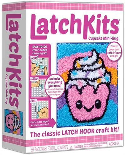 The classic latch hook craft kit is back! LatchKits are a fun and easy-to-learn craft—just loop, hook, and pull! Everything you need is included!