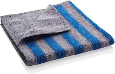 The E-Cloth Range & Stovetop Cloth traps and removes grease, grime, stubborn spills, and over 99% of bacteria from stovetops, range hoods, ovens, microwaves, and more — with just water 