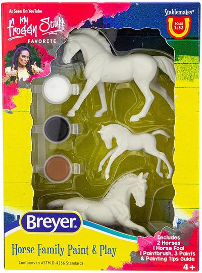 Learn about horse colors in the included easy-to-follow full-color instructions. Good for beginners yet challenging enough for more experienced painters. Perfect for birthday and everyday gift giving.
