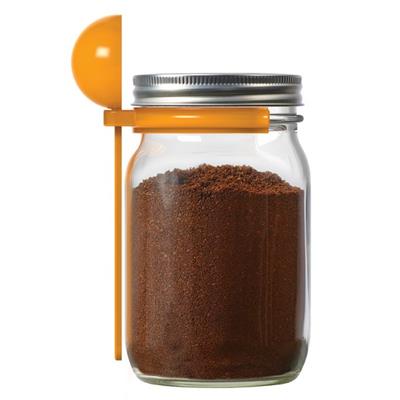 JarWare Mason Jar Coffee Spoon Scoop & Clip #82634