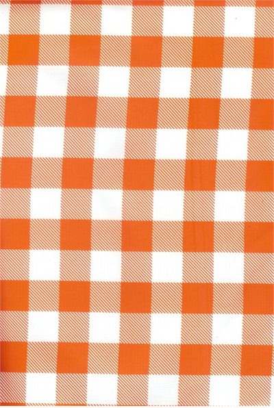Oilcloth yardage in a big, bold check. A classic picnic design, this print is for the traditionalist who enjoys a large check of 1"in width. Layer it up with some fruity or floral prints for a fun twist.