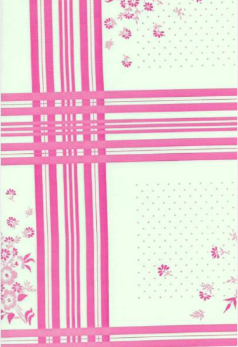 Oslo Pink Oil Cloth, Full Bolt