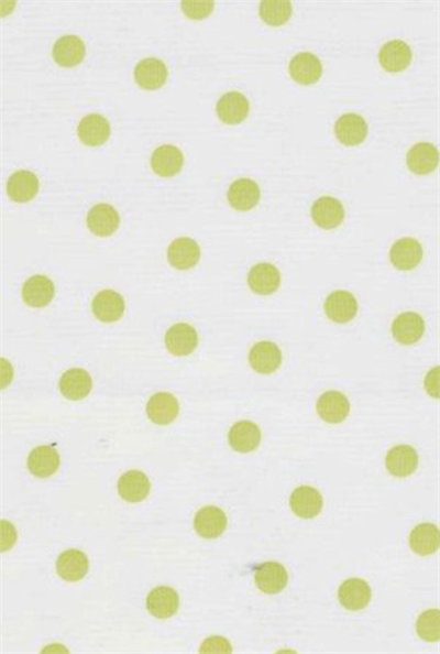Oilcloth yardage in a universally adored polka dot pattern. This small repeat pattern is incredibly versatile and whimsical, and looks lovely in any color.