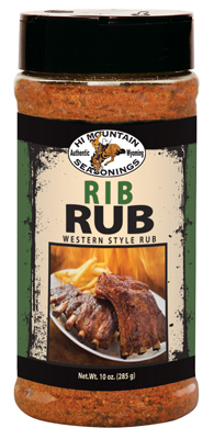 Hi Mountain Jerky Rib Rub 10 ounce Seasoning BBQ Meat