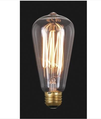 Edison Base "Squirrel Cage" Style Filament Light Bulbs 60 watt #47089