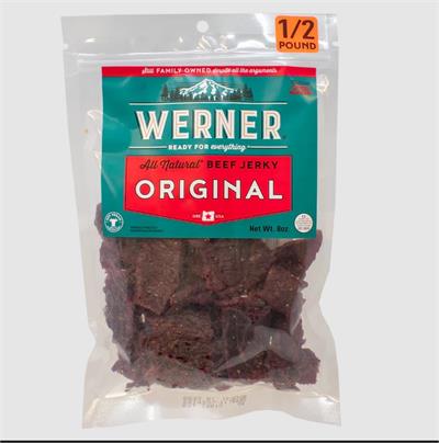 Werner 8 oz. All Natural Original Beef Jerky