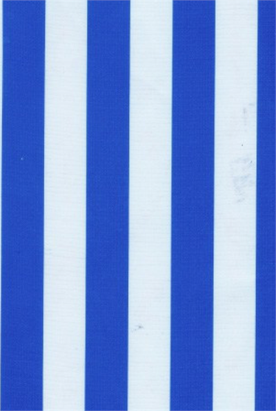 Oilcloth yardage in a wide awning stripe- a summertime classic! Is it circus? Is it contemporary? Up to you! We love them all. These colorful stripes are about 1" wide.
