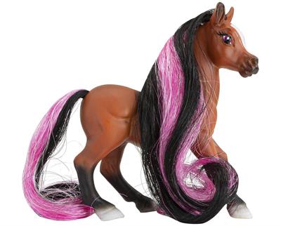 Breyer Horses Mane Beauty Li'l Beauties Blaze Burshable Hair Horse Toy #741 We are excited for these new additions to our Mane Beauty products. This 4" horses come with a brushable mane and tail, and are sure to give your little one lots of enjoyment. The perfect little take-along toy! Each Li’l Beauty includes a hairbrush.