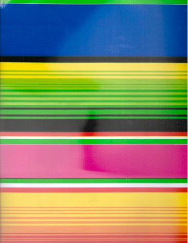 Serape on Blue Oil Cloth, Full Bolt