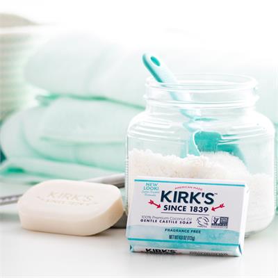 Kirk's soaps are carry the Leaping Bunny cruelty-free certification. It was awarded to us by the Coalition for Consumer Information on Cosmetics (CCIC). This program provides the best assurance that no animal testing or animal cruelty are used in any phas