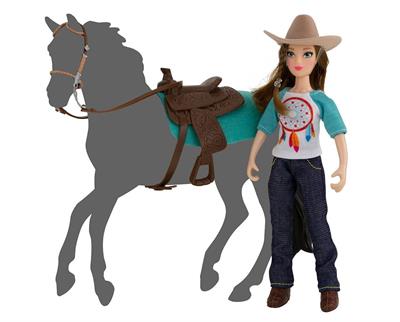  Meet Breyer Horses newest rider for Classics Size and Freedom Series model horses! Natalie, Breyer's new 6” articulated Western rider doll, is dressed in the latest cowgirl cool and is ready to saddle up. This set includes a 6” articulated rider, Western