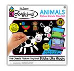 Build colorful animal themed scenes and puzzles, mix and match over 180 Colorforms pieces to create endless creatures, then re-stick the shapes to imagine your own stories over and over again!