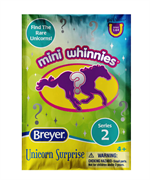 Breyer has their blind bag fans and their unicorn fans! Well, we've got just what you need! An all-new series of Mini Whinnies Unicorn Surprise Blind Bags!