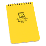 These are the truly go-anywhere, anytime, in any weather notebooks. The pocket top-spiral notebooks are conveniently sized to take with you on your outings. With a Polydura cover and the 4