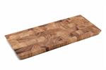A perfect way to serve your prepared meats. This Bowery End Grain Cheese and Charcuterie Board is made from gorgeous acacia wood. Unlike traditionally made boards, end grain construction is less dulling to cutlery because the wood grain direction accommod