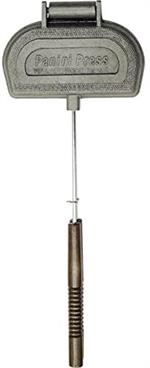 Make authentic Panini sandwiches on the grill, open fire or stovetop. Featuring a large 8