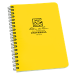 This waterproof book comes with 4 5/8