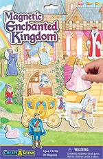 Create-A-Scene playsets feature large magnetic play-boards that fold in half for easy storage. And, with a clear, resilient coating, cleanup is a breeze! Kids will love the fun, while parents love the mess-free quiet playtime!