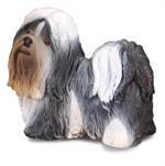 This Shi Tzu figure is realistic in every detail and makes a wonderful addition to any child's collection. This toy dog breed was a prized pet for royalty during the Ming Dynasty. Alert, playful and friendly, the Shih Tzu weighs about 16 pounds when full-