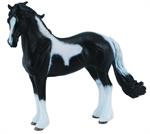 Black and White Tobiano paint horse model