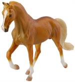 Tennessee Walker toy model horse, yellow, sorrel