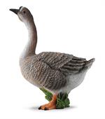 Grey goose toy figurine