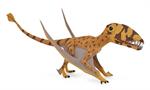 The Dimorphodon has been sculpted in a walking pose with its wings neatly folded up. Hinged lower jaw, gives the option to have the mouth open or closed. Deluxe Dimorphodon with Movable Jaw measures 14.8
