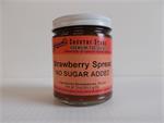 Sweet, sun-ripened strawberries with no added sugar. Great with biscuits or scones. Sweeten to taste with honey, natural sugar, or sugar substitute. Our special all-natural fruit pectin sets without the use of refined white sugar. 13 oz. jar  Ingredients: