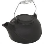 Matte Black Cast Iron Decorative Steam Kettle 3 Quart Steamer