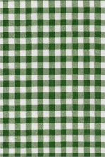 Oilcloth yardage in classic Americana gingham checks. It doesn't get more traditional than this. We stock multiple colors to match your decor. Each individual check is about 1cm in diameter.