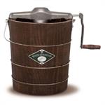 White Mountain 4 Quart Hand Crank Ice Cream Maker #PBWMIMH412  Turn ice cream into memories! Old-time tradition lives on with this hand crank style ice cream maker that is just as much fun to make as it is to eat. Create special family moments full of ric