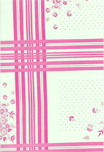 Oslo Pink Oil Cloth, Full Bolt