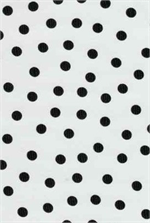 Oilcloth yardage in a universally adored polka dot pattern. This small repeat pattern is incredibly versatile and whimsical, and looks lovely in any color.
