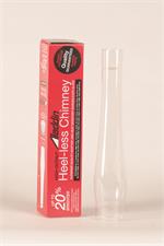 high output clear glass lamp chimney smooth base for high output performance