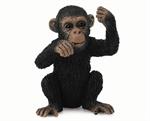 CollectA's Chimnpanzee Cub (Baby) figurine toy measures 1.2