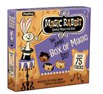 Schylling Toys The Magic Rabbit Jumbo Box of Magic Tricks #RMMS  The Jumbo Set of 75 Tricks includes wonderful classic illusions like the Mystical Cups and Pom-poms, the Magic Cup and Ball, Magic Coin Tricks, and many others. A great starter kit for young