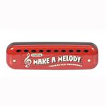 Schylling Toys Make-A-Melody Learn to Play Harmonica #LPH  Schylling's Learn To Play Harmonica is a quality beginner's instrument that remains inexpensive. Tuned in the key of C, the Blues Band harmonica sounds great for any style of music. Pocket sized a