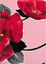 Iceland on Pink Oil Cloth, Full Bolt