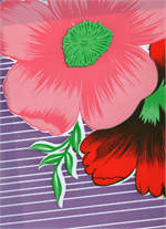 Mali on Purple Oil Cloth, Full Bolt