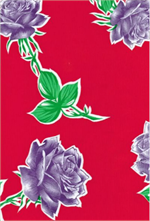 Havana on Red Oil Cloth, Yardage