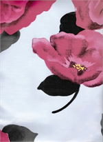 Iceland on White Oil Cloth, Yardage